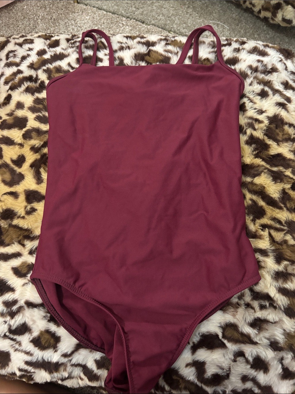 Wear Moi Maroon Ballet Leotard Kids 12-14